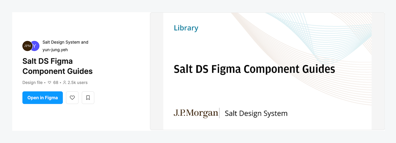 Salt Figma community page - Component guides