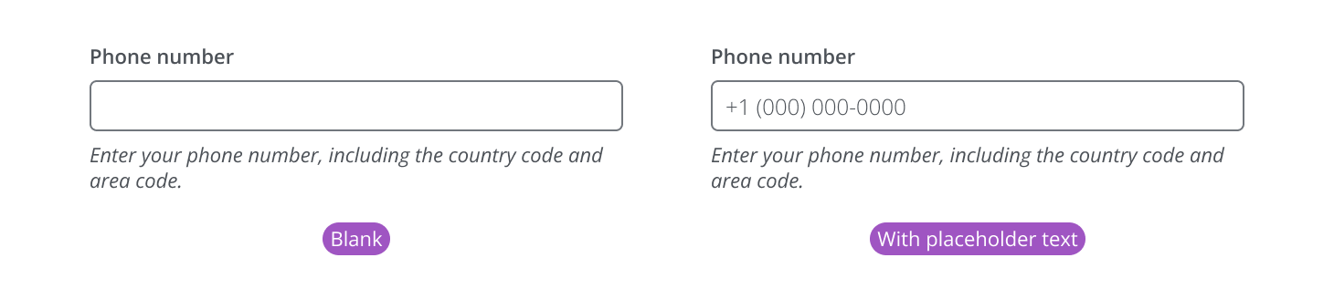 Input before entry of the formatted input pattern